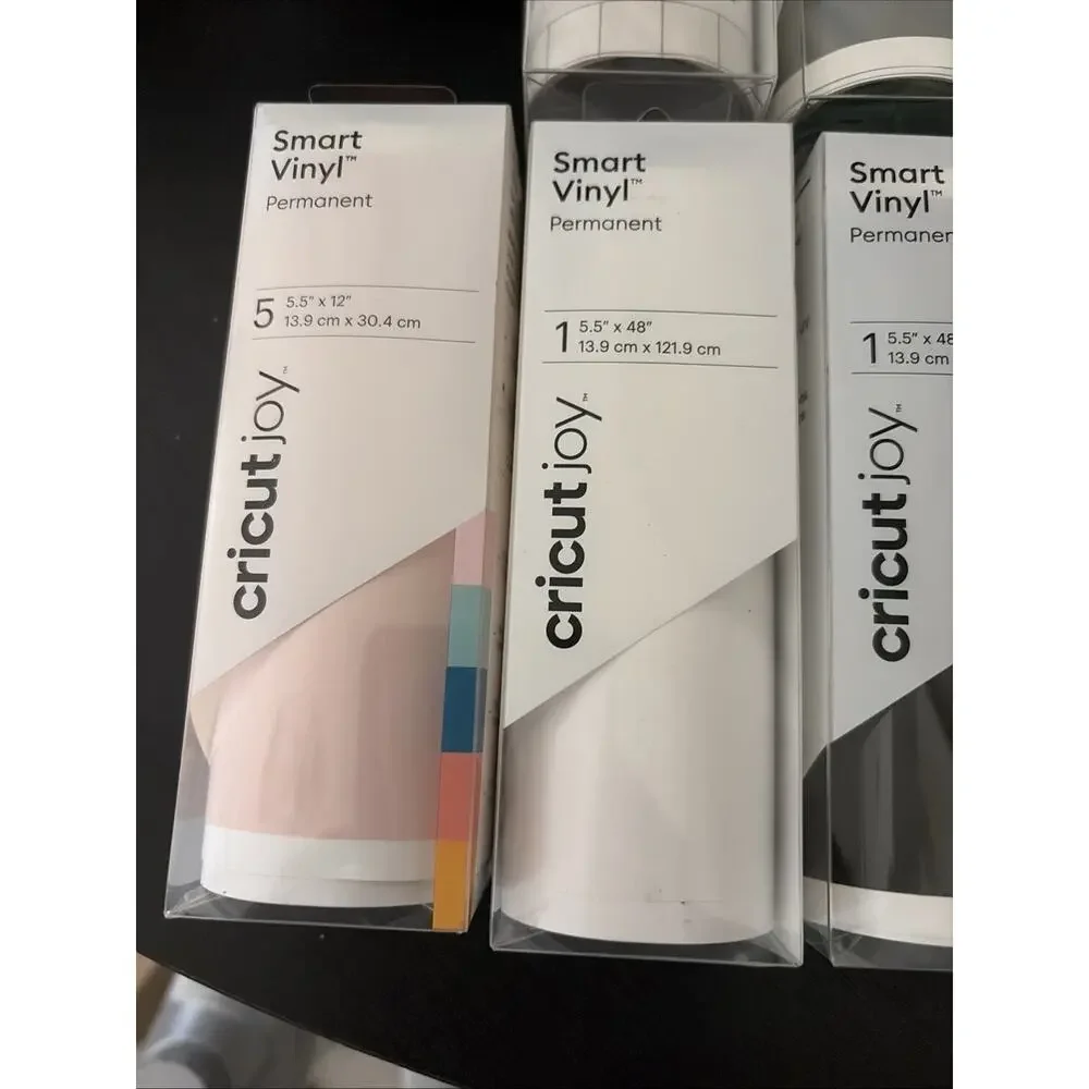 Cricut Joy Smart Vinyl Assorted. Brand New Lot Of 7 (226)